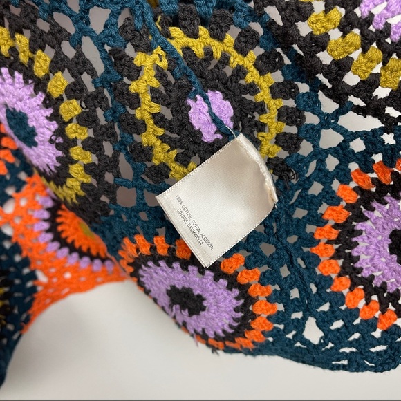 RARE Anthropologie MOTH Medallion Crochet Cardigan - Picture 5 of 6